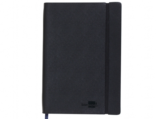 Libreta Liderpapel simil piel A5 120 hojas 70g m2 cuadro 4mm sin 36103, imagen 2 mini