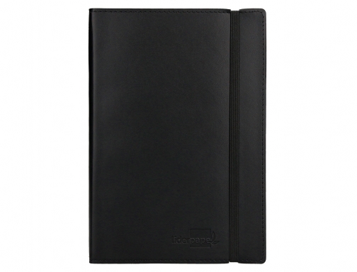 Libreta Liderpapel simil piel A5 120 hojas 70g m2 cuadro 4mm sin 36103, imagen 3 mini