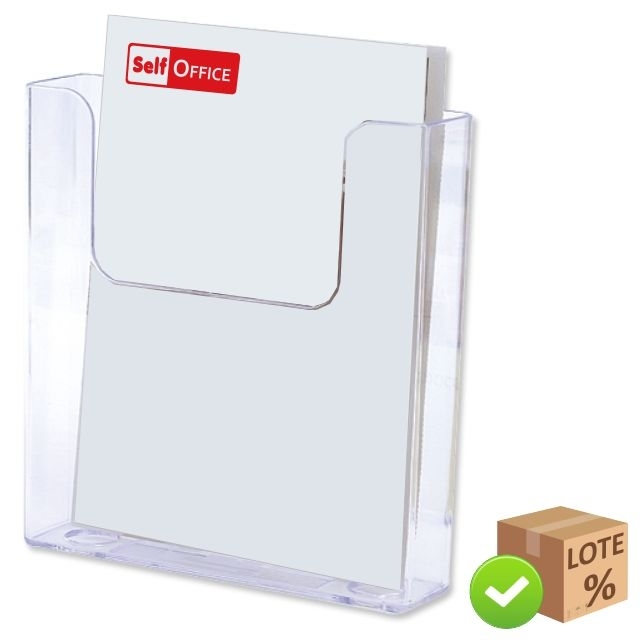 Expositor plastico para pared folletos Din A4, transparente, imagen 5 mini