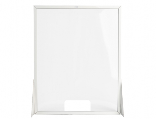 Pantalla de proteccion Qconnect carton formato vertical 70x100 cm KF10703, imagen 4 mini