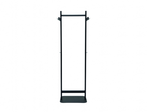 Perchero de metal Maul salsa 8 colgadores color negro 520x1730x400 mm 9407890, imagen 4 mini