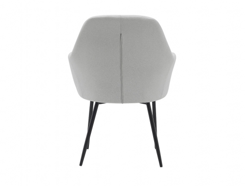 Silla Qconnect confidente siemione base de metal alt max 820 anc 570 KF14198 , gris claro, imagen 5 mini