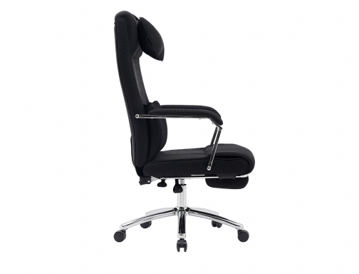 Silla Qconnect direccion ravenna malla base de metal alt max 1300 anc KF14201 , negro, imagen 3 mini