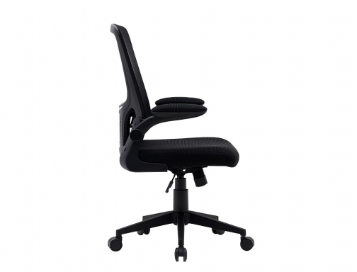 Silla Qconnect oficina alba malla base de metal alt max 1110 anc KF14192 , negro, imagen 3 mini