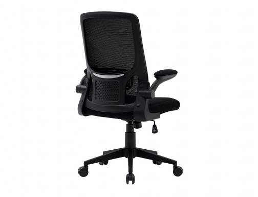 Silla Qconnect oficina alba malla base de metal alt max 1110 anc KF14192 , negro, imagen 4 mini