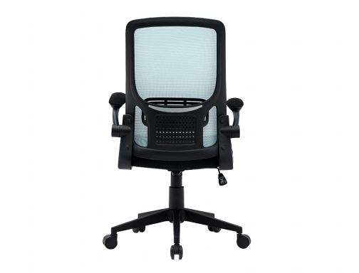 Silla Qconnect oficina alba malla base de metal alt max 1110 anc KF14193 , negro azul, imagen 5 mini