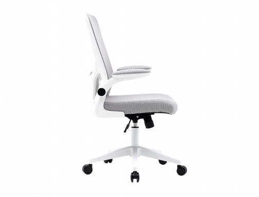 Silla Qconnect oficina alba malla base de metal alt max 1110 anc KF14194 , blanco gris, imagen 3 mini