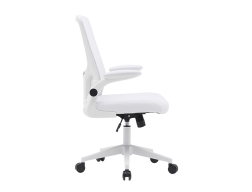 Silla Qconnect oficina alba malla base de metal alt max 1110 anc KF14195 , blanco, imagen 3 mini