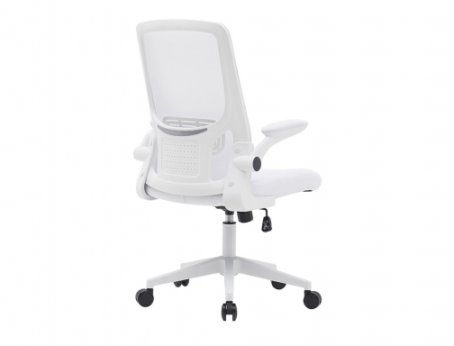 Silla Qconnect oficina alba malla base de metal alt max 1110 anc KF14195 , blanco, imagen 4 mini