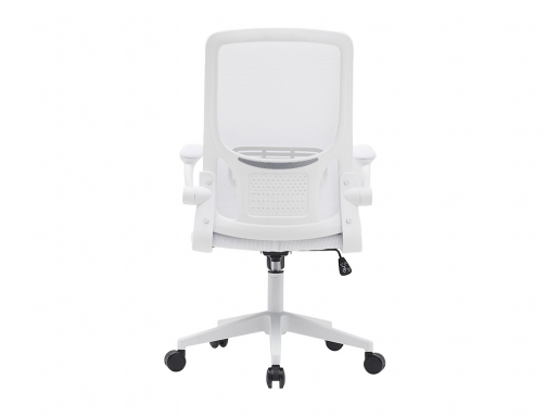 Silla Qconnect oficina alba malla base de metal alt max 1110 anc KF14195 , blanco, imagen 5 mini