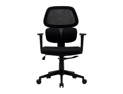 Silla Qconnect oficina ancona malla base de metal alt max 1110 anc KF14196 , negro, imagen 2 mini