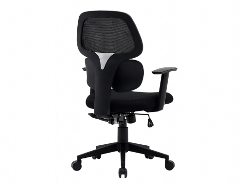 Silla Qconnect oficina ancona malla base de metal alt max 1110 anc KF14196 , negro, imagen 3 mini