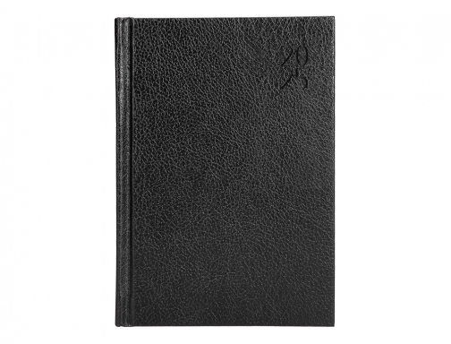 Agenda encuadernada Liderpapel corfu A4 2025 da pgina negro papel 60 gr 170478, imagen 3 mini