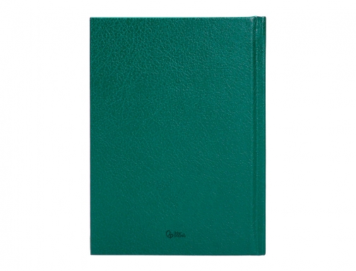 Agenda encuadernada Liderpapel corfu A5 2025 da pgina color verde papel 60 170467, imagen 4 mini