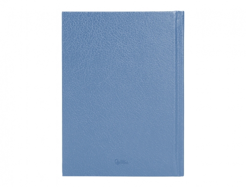 Agenda encuadernada Liderpapel corfu A5 2025 da pgina color azul claro papel 170469, imagen 4 mini