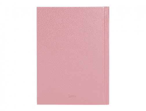 Agenda encuadernada Liderpapel corfu A5 2025 da pgina color rosa nude papel 170470, imagen 4 mini