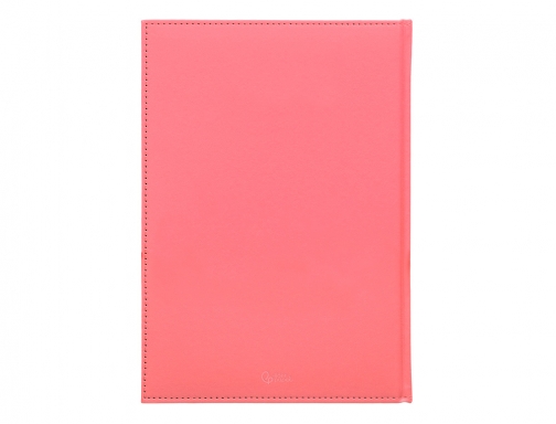 Agenda encuadernada Liderpapel creta 170x240 mm 2025 dia pagina color rosa papel 170493, imagen 4 mini