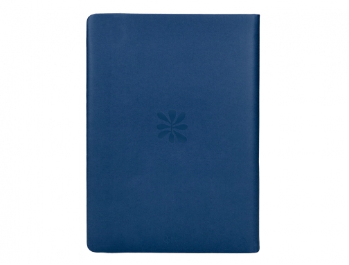 Agenda encuadernada Liderpapel icaria A5 2025 da pgina color azul papel 70 170505, imagen 4 mini