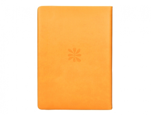 Agenda encuadernada Liderpapel icaria A5 2025 da pgina color amarillo papel 70 170507, imagen 4 mini