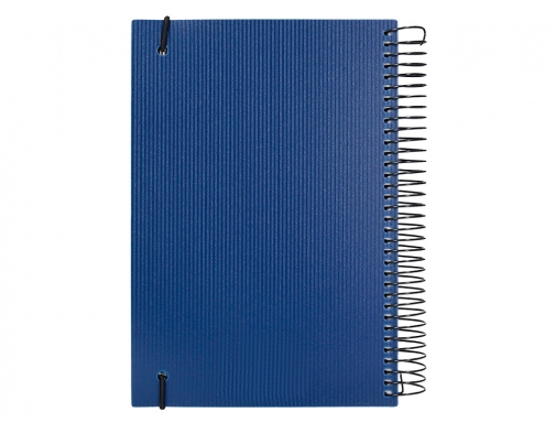 Agenda encuadernada Liderpapel olbia A4 2025 da pgina color azul papel 60 170450, imagen 4 mini