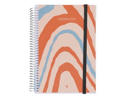 Agenda Din A4, folio espiral, da por pgina 2025, Liderpapel Tinos, imagen 3 mini