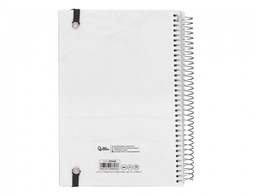 Agenda encuadernada Liderpapel tinos A6 2025 dia pagina pe rsonalizable papel 70 170445, imagen 4 mini