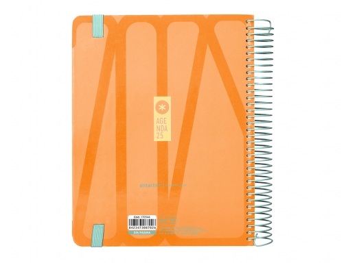 Agenda espiral Antartik bold A5+ 2025 da pgina papel 80g 170543, imagen 4 mini