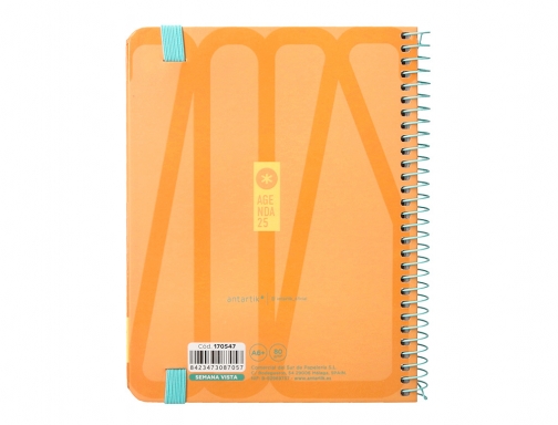 Agenda espiral Antartik bold A6 2025 semana vista 2 diseos papel 60 170546, imagen 4 mini