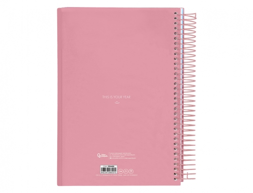 Agenda espiral Liderpapel gazi 2025 dia pagina diseos surtidos papel 70 gr 170401, imagen 4 mini