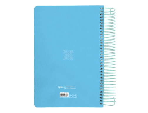 Agenda espiral Liderpapel perissa A4 2025 da pgina azul papel 80 gr 170411, imagen 4 mini