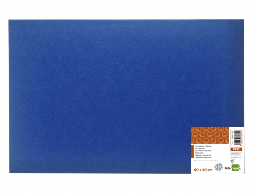 Tablero de anuncios Liderpapel fieltro color azul 40x60 cm 160057, imagen 2 mini