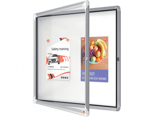 Vitrina de anuncios Nobo premium plus magnetica 6 x Din A4 752x692x37 1902558, imagen 2 mini