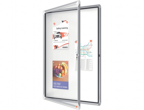 Vitrina de anuncios Nobo premium plus magnetica 9 x Din A4 1000x752x37 1902560, imagen 2 mini