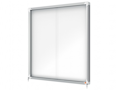 Vitrina de anuncios Nobo premium plus magnetica con puerta corredera 12 x 1902570, imagen 2 mini