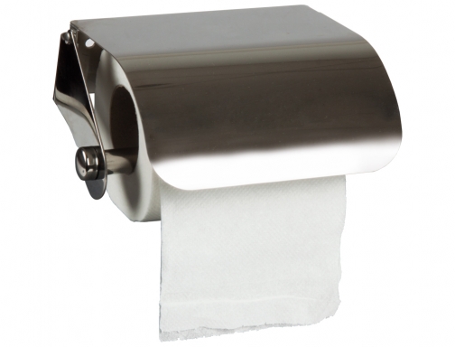 Dispensador Qconnect de papel higienico acero inoxidable 122x98x45 mm KF16755, imagen 2 mini