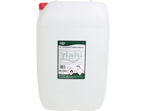 Gel hidroalcoholico higienizante Dahi para manos garrafa de 25 litros PCH600 25LDJ, imagen 2 mini