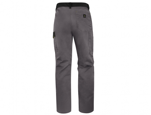 Pantalon de trabajo Deltaplus cintura ajustable 5 bolsillos color gris verde talla M6PANGRXG, imagen 4 mini