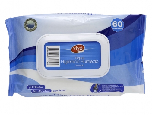 Papel higienico humedo Freshness paquete con tapa de 80 unidades 97443, imagen 2 mini