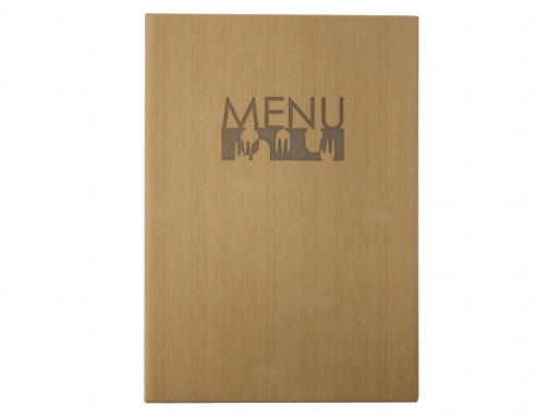 Porta menus Liderpapel pu con 4 fundas 22,5 x 32 cm 300007, imagen 2 mini