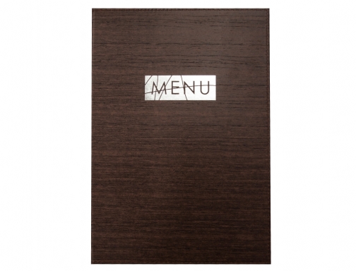 Porta menus Liderpapel pu con sujeccion en esquinas para 2 hojas 22,5 300009, imagen 2 mini