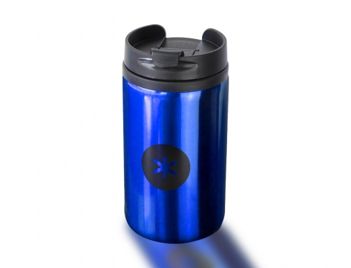 Vaso Antartik acero inoxidable con tapa dosificador de seguridad y base acolchada 4880AZUL, imagen 3 mini