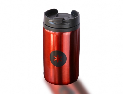 Vaso Antartik acero inoxidable con tapa dosificador de seguridad y base acolchada 4880ROJO, imagen 3 mini