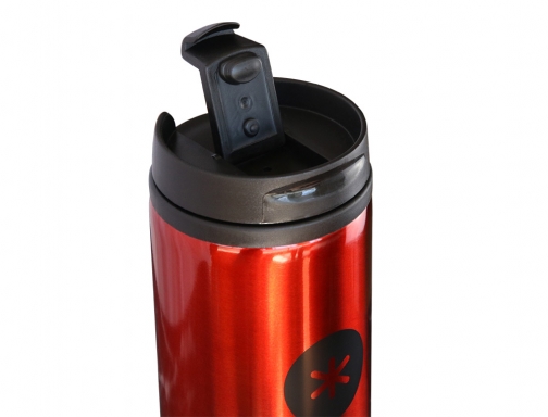 Vaso Antartik acero inoxidable con tapa dosificador de seguridad y base acolchada 4880ROJO, imagen 4 mini