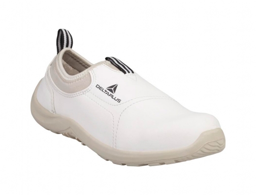 Zapatos de seguridad Deltaplus microfibra pu suela pu monodensidad color blanco talla MIAMIS2BC35, imagen 3 mini