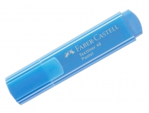 ROTULADOR FLUORESCENTE PUNTA BISELADA 1-5 MM AZUL FABER CASTELL