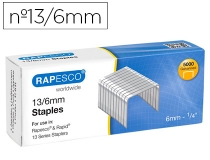 Grapas Rapesco galvanizada 13 6 caja