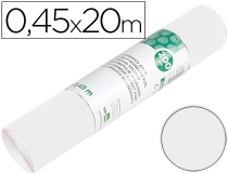 Rollo adhesivo Liderpapel unicolor blanco brillo  RO09