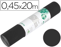 Rollo adhesivo Liderpapel unicolor negro mate