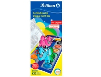 Acuarela Pelikan k12 estuche plastico 12