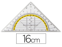 Escuadra Liderpapel geometria 16 cm